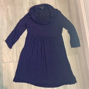 Forever21 long sleeve cowl neck dress